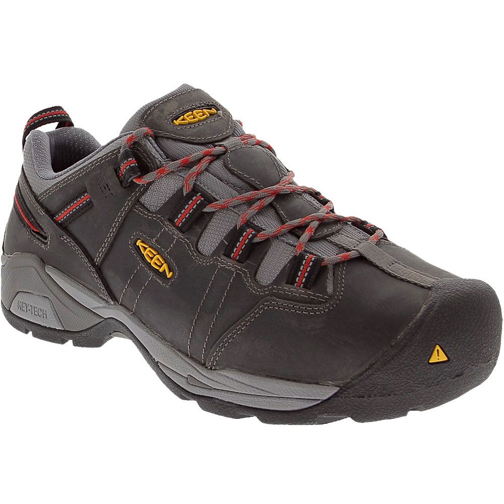 KEEN Utility Detroit Xt Low Met Safety Toe Work Boots - Mens Steel Grey Bossa Nova