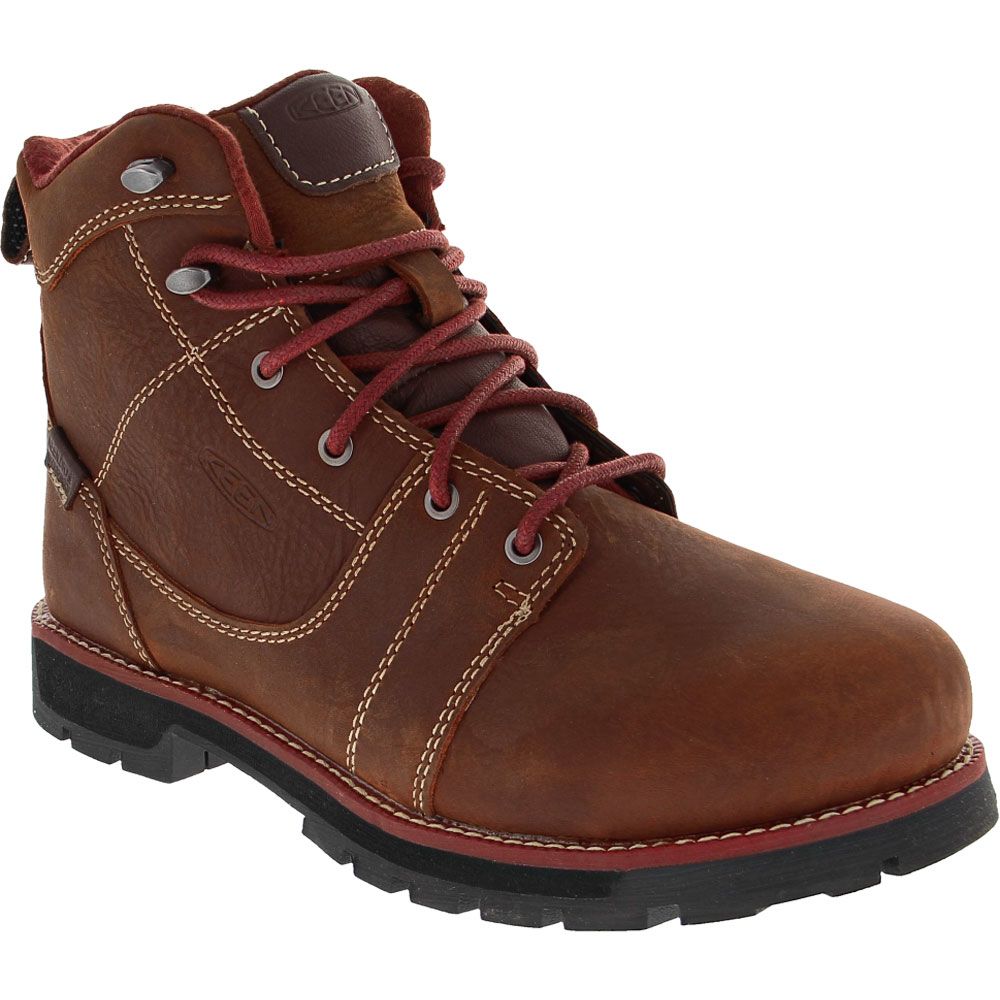 KEEN Utility Seattle H2O Safety Toe Work Boots - Womens Gingerbread Black