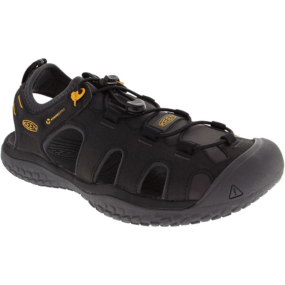 KEEN Solr Sandal Sandals - Mens Black Gold