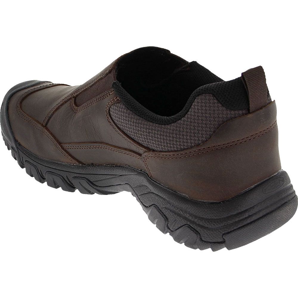 KEEN Targhee 3 Slip On Casual Shoes - Mens Dark Earth Mulch Back View