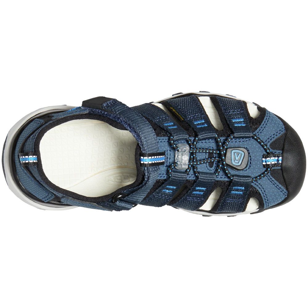 KEEN Newport Neo H2 Kids Sandals Blue Nights Brilliant Blue Back View