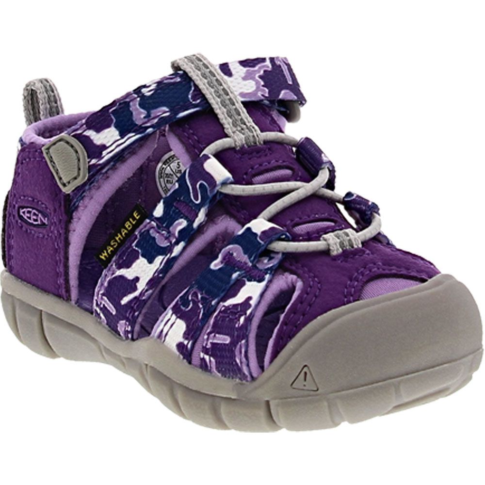 KEEN Seacamp II CNX Toddler Sandals Violet Camo Tillandsia