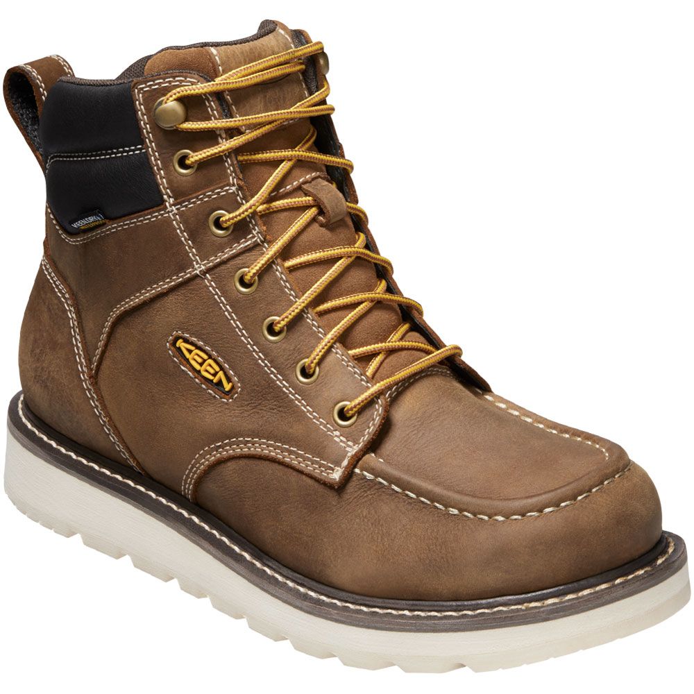 KEEN Utility Cincinnati 6" Wp Non-Safety Toe Work Boots - Mens Belgian Sandshell