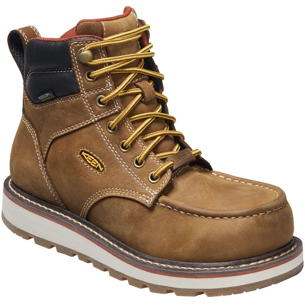 KEEN Utility Cincinnati Wp Composite Toe Work Boots - Womens Belgian Sandshell