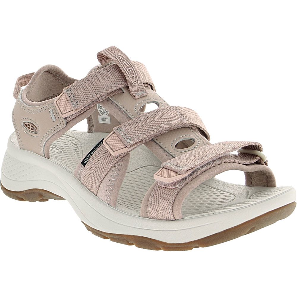 KEEN Astoria West Open Toe Outdoor Sandals - Womens Fawn Silver Birch