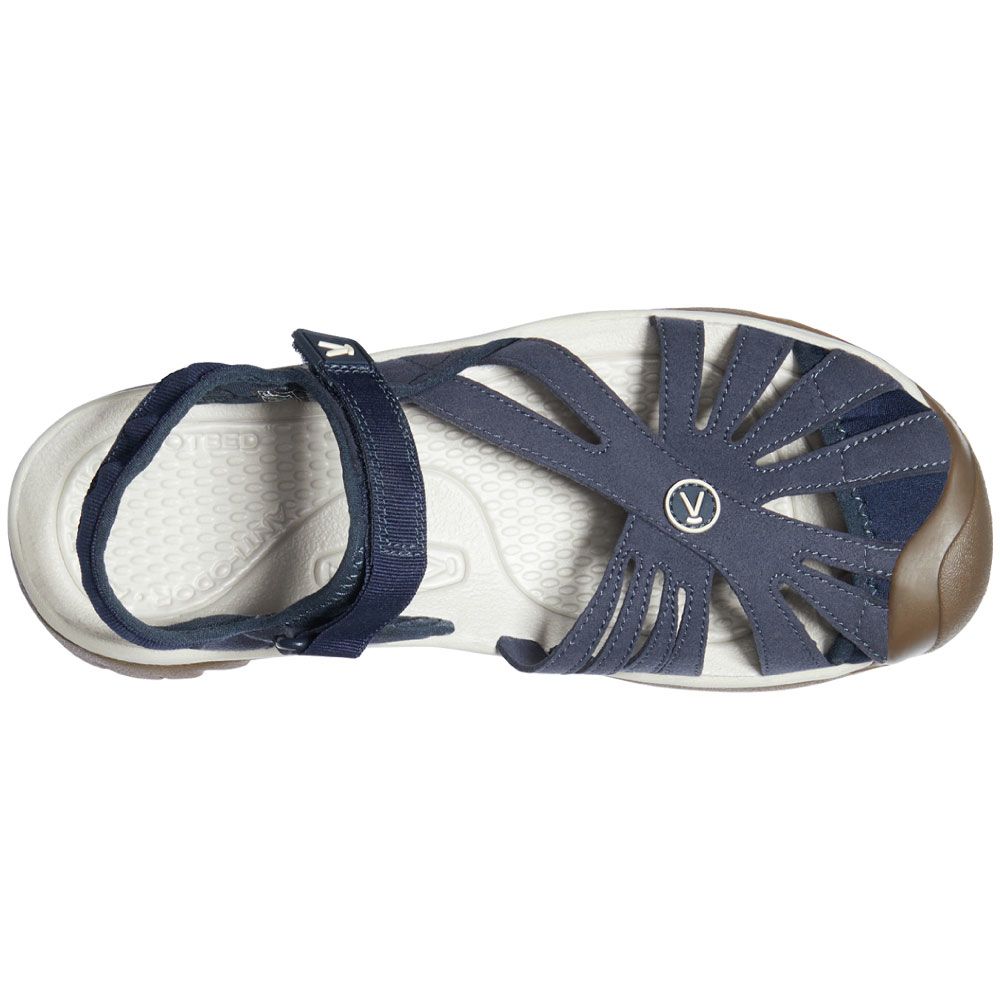 KEEN Rose Sandal Sandals - Womens Navy Back View