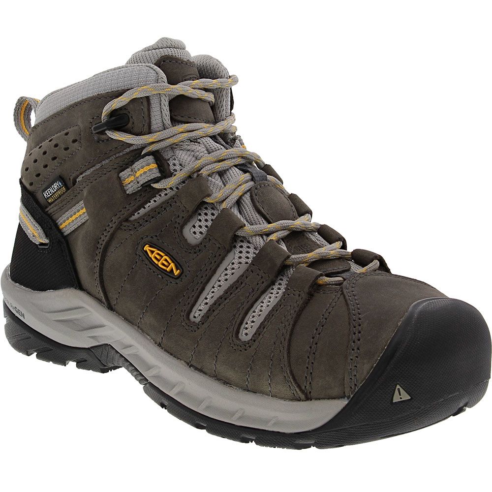 KEEN Utility Flint 2 Mid Work Boots - Womens Magnet Vapor