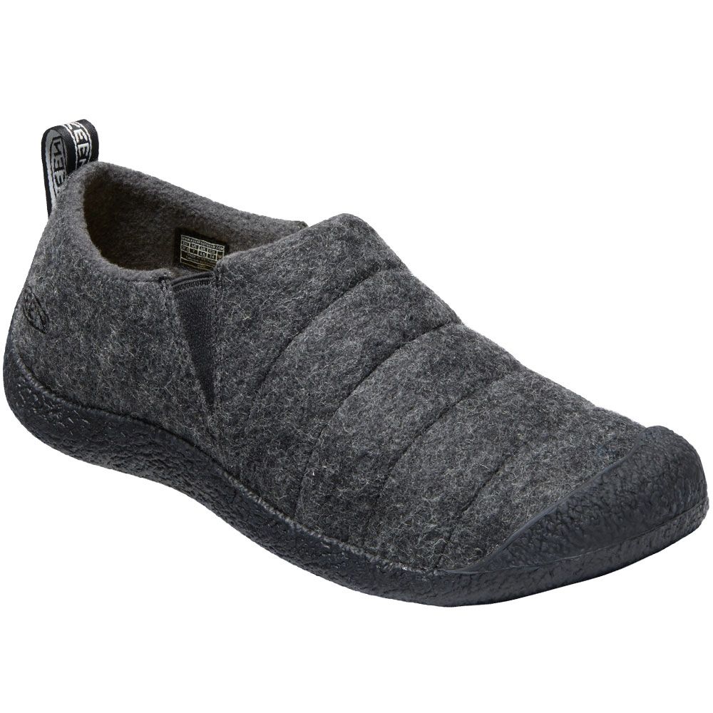 KEEN Howser 2 Slippers - Womens Grey Felt Black