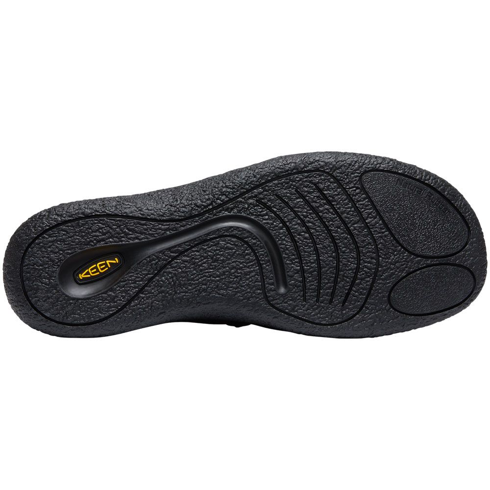 KEEN Howser 2 Slippers - Mens Triple Black Sole View