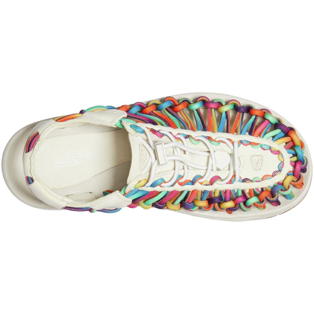 KEEN Uneek Water Sandals - Womens Original Tie Dye Birch Back View