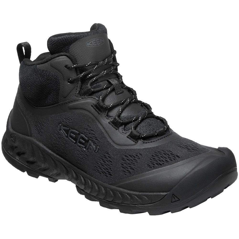 KEEN Nxis Speed Mid Hiking Boots - Mens Black Magnet