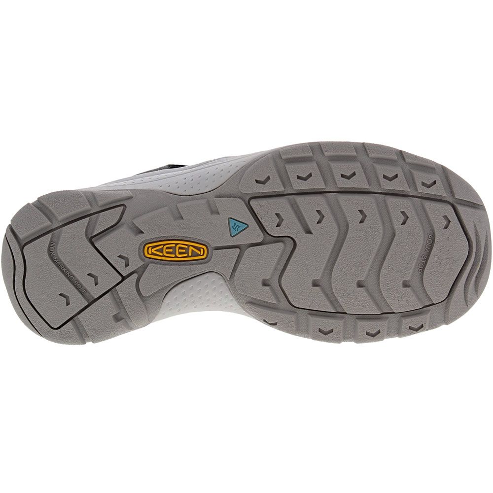 KEEN Astoria West Leather Womens Outdoor Sandals Magnet Vapor Sole View