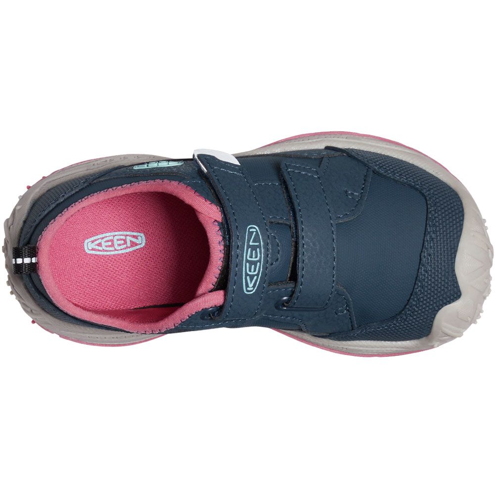 KEEN Speed Hound Little Kid Lifestyle - Boys | Girls Blue Wing Teal Fruit Dove Back View