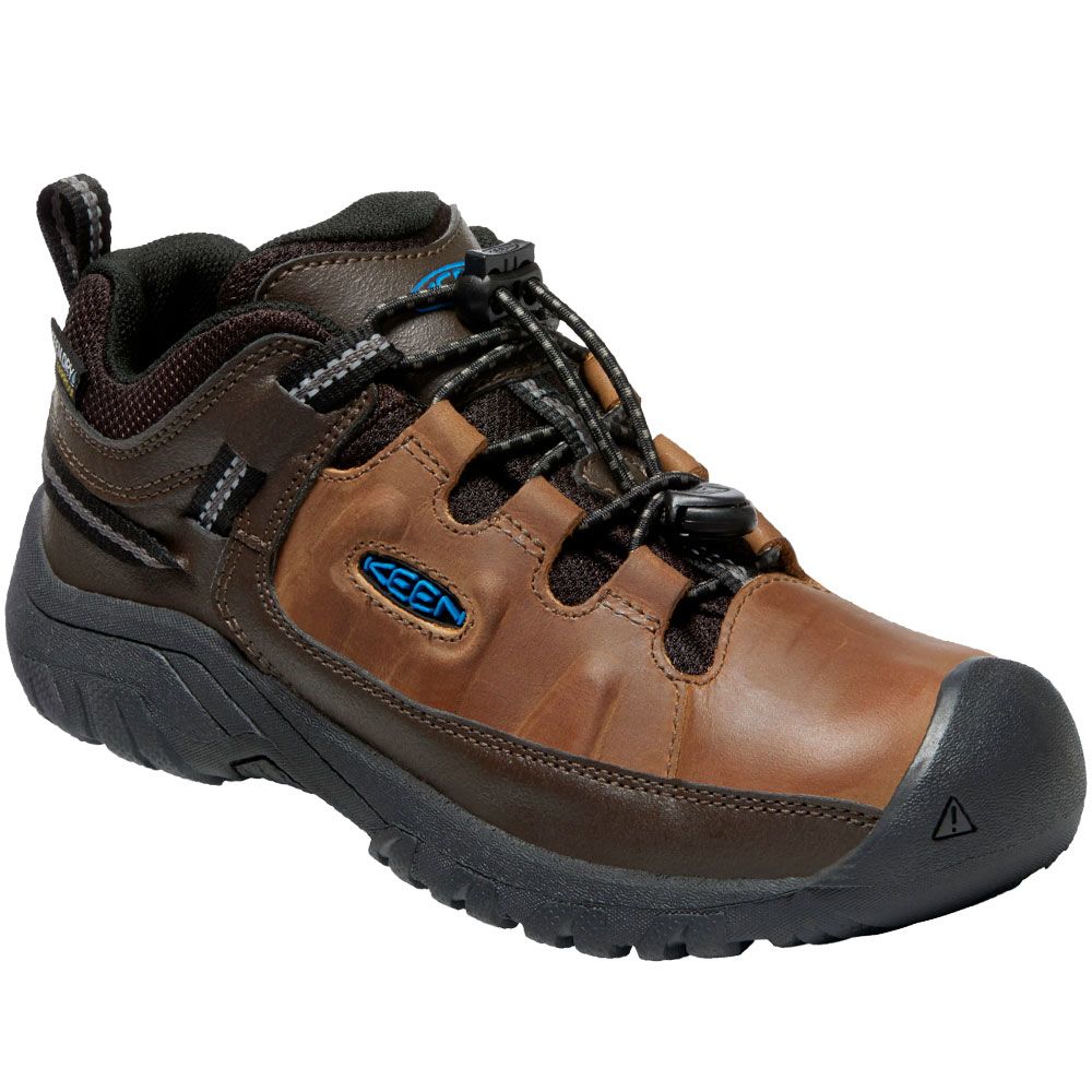 KEEN Targhee WP Kids Hiking Shoes Coffee Bean Bison