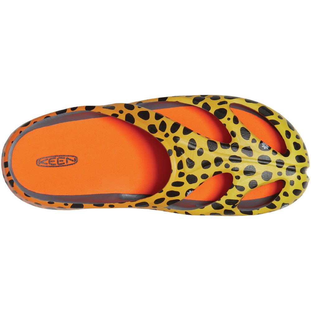 KEEN Shanti Arts Sandals - Mens Cheetah Rainbow Back View