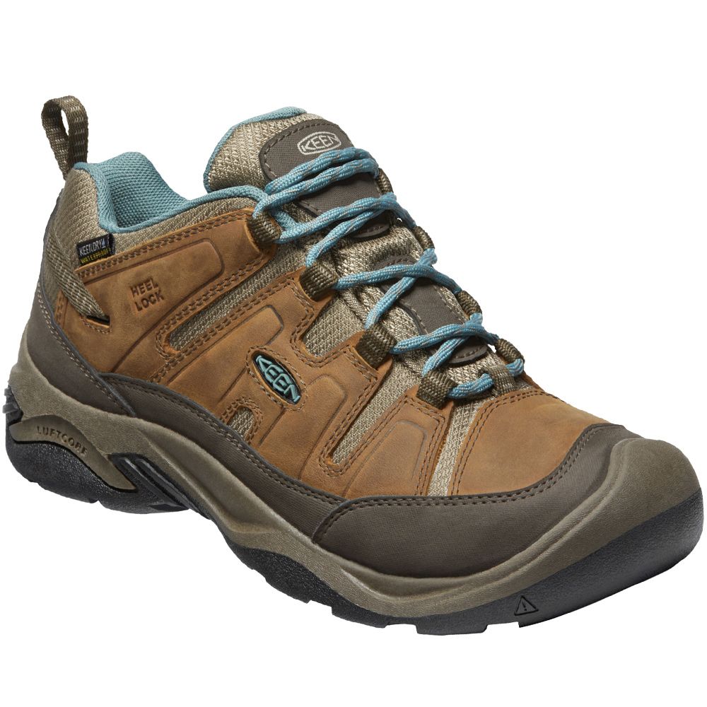 KEEN Circadia Waterproof Womens Hiking Shoes Syrup North Atlantic