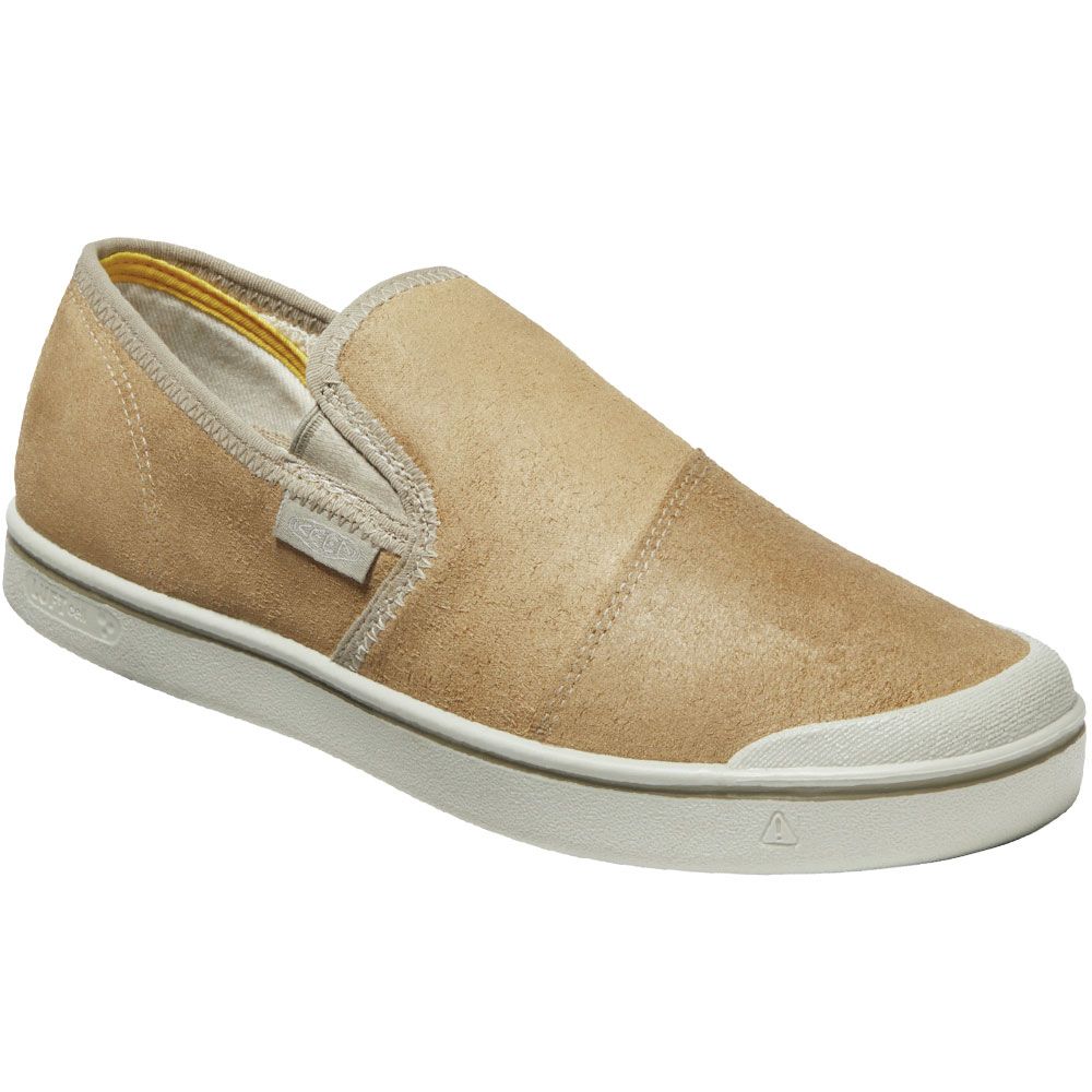 KEEN Eldon Harvest Beige Slip On Mens Casual Shoes Beige Silver Birch