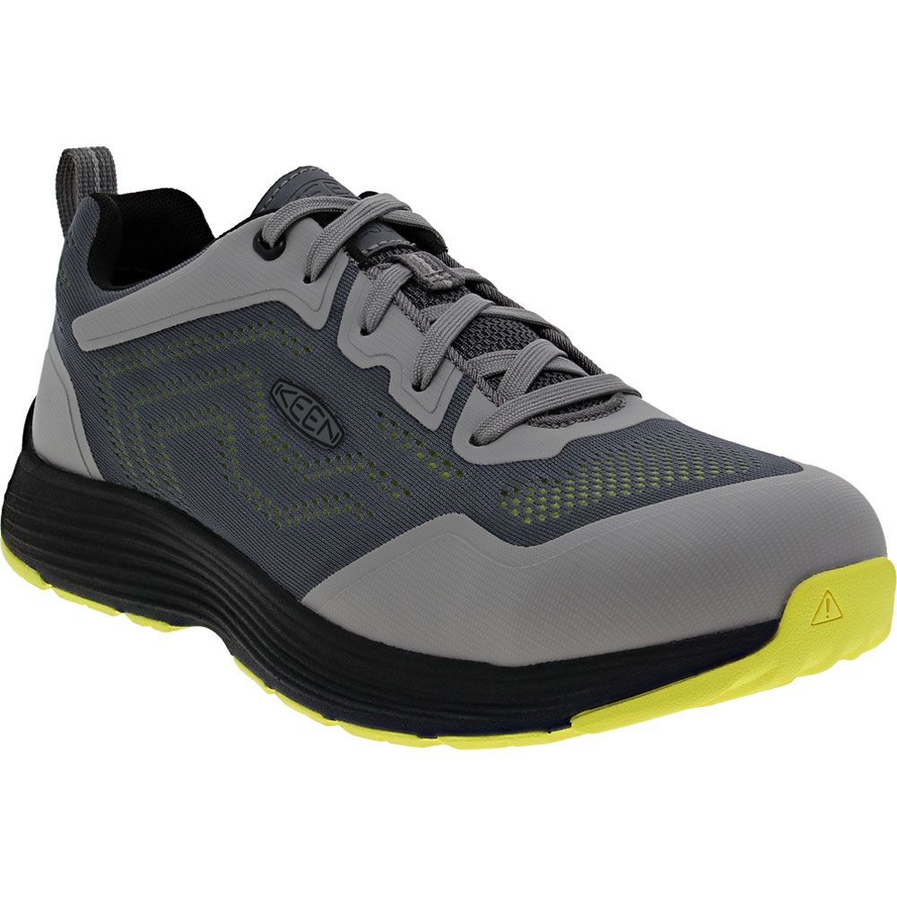 KEEN Utility Sparta 2 Esd Safety Toe Work Shoes - Mens Steel Grey Evening Primrose