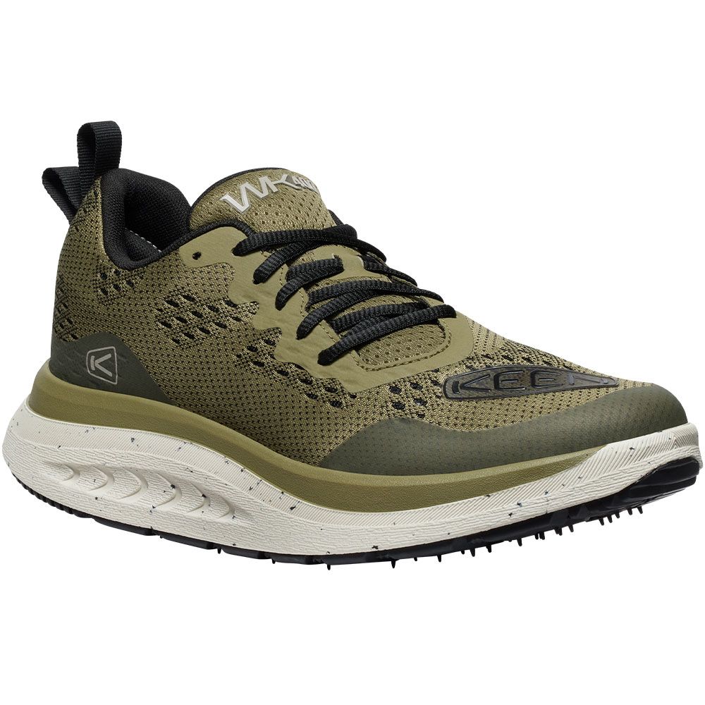 KEEN WK400 Mens Walking Shoes Martini Olive Black