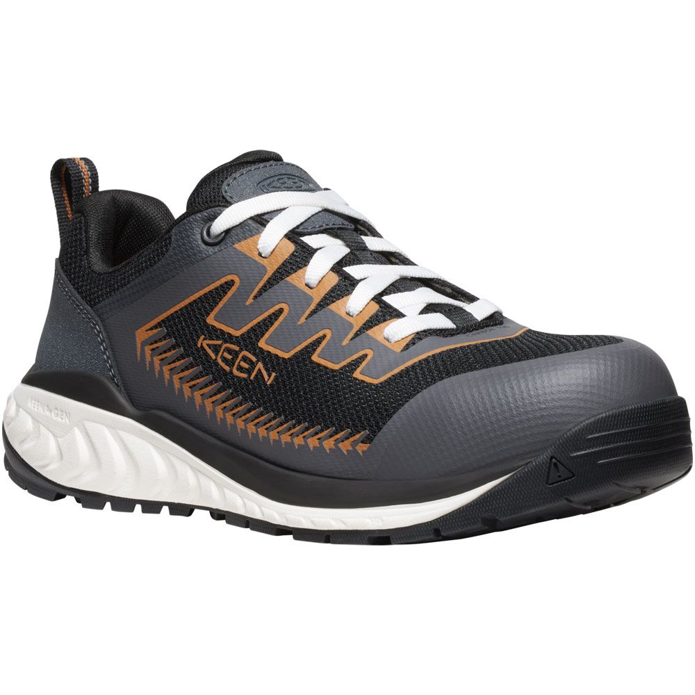 KEEN Utility Arvada Composite Toe Work Shoes - Mens Black Curry