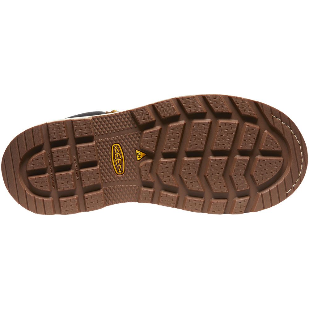 KEEN Utility Cincinnati 6 In WP CFT Boots - Mens Belgian Sandshell Sole View