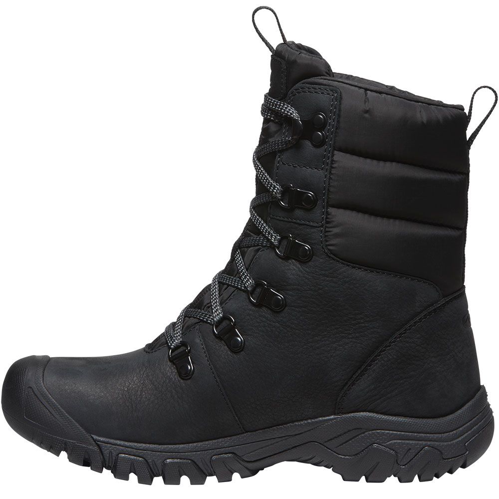 KEEN Greta Wp Boot Winter Boots - Womens Black Black Back View