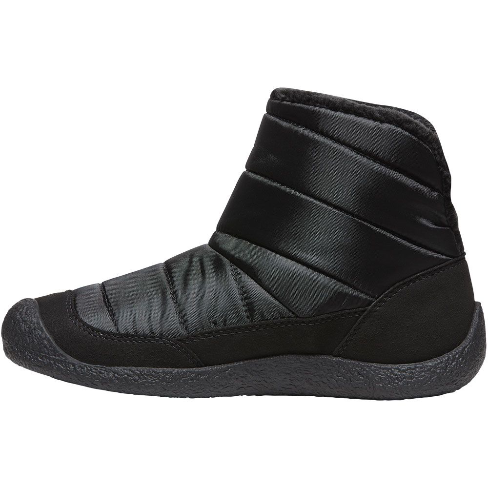 KEEN Howser Fold Down Winter Boots - Womens Black Back View