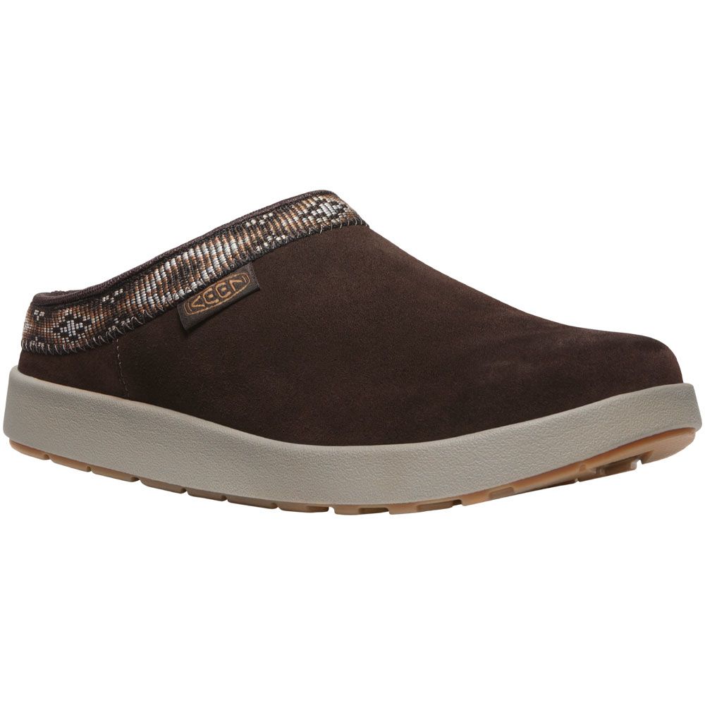 KEEN Elle Mule Suede Slip on Casual Shoes - Womens Andorra Birch