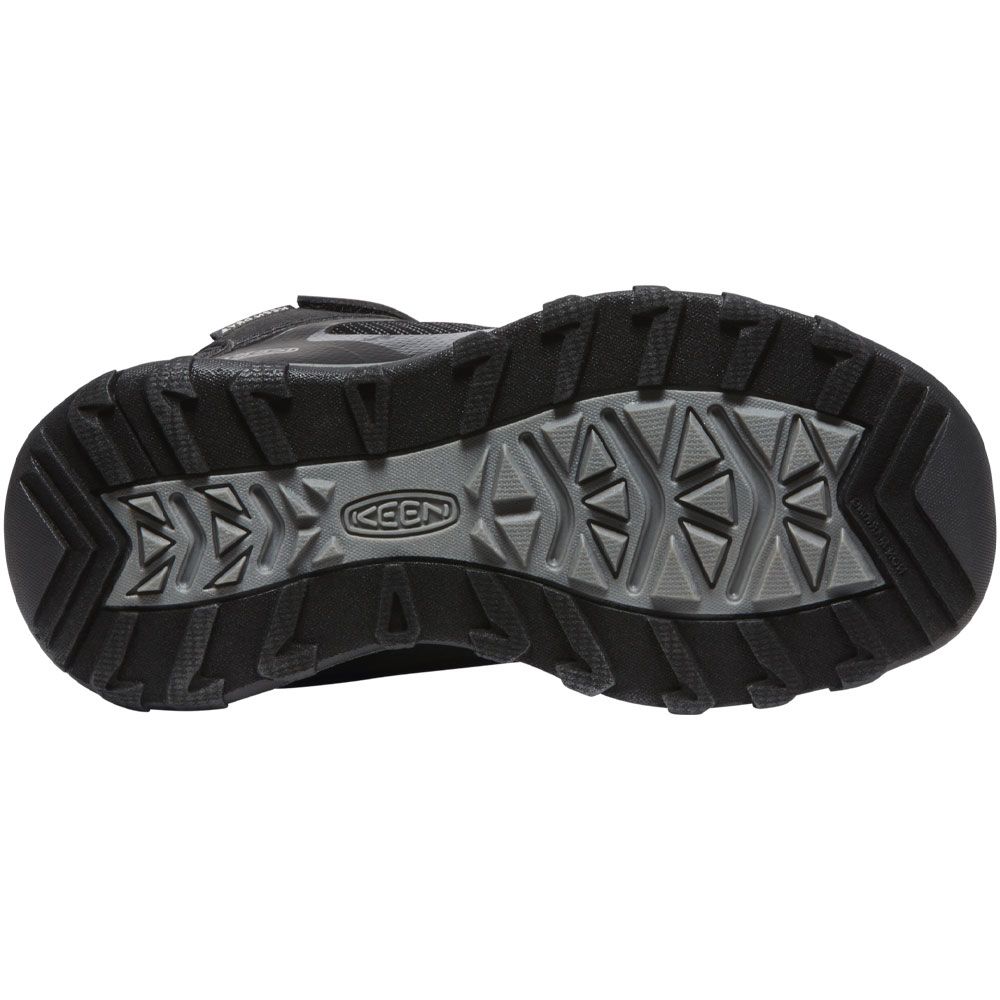 KEEN Wanduro Wp Boot Ltl Kd Hiking - Boys | Girls Black Silver Sole View