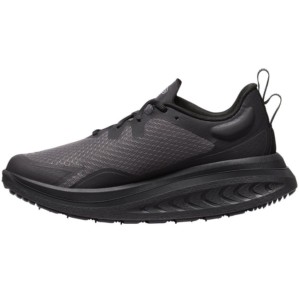 KEEN WK400 WP Walking - Mens Black Black Back View