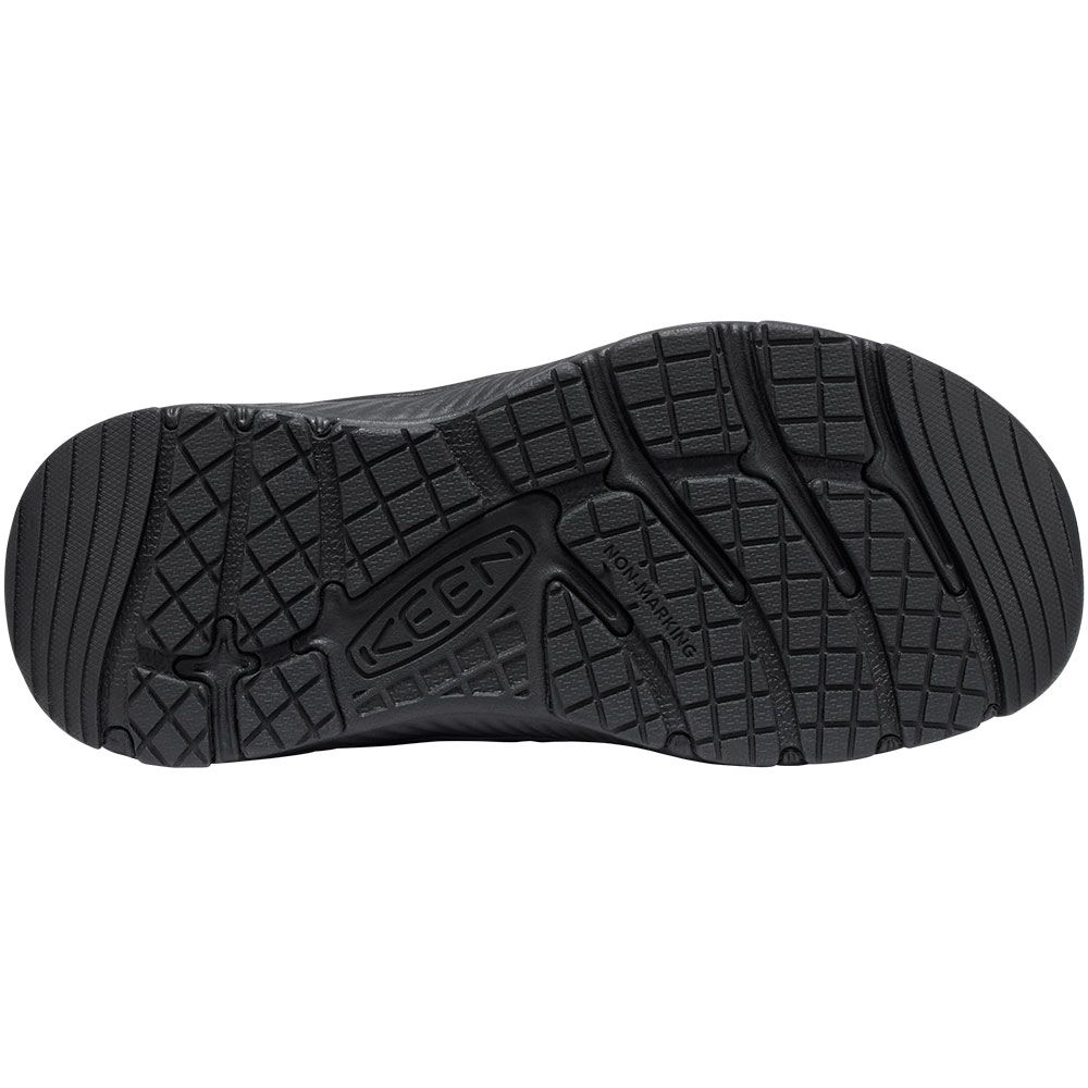 KEEN Motozoa Sandal Big Kids Outdoor Sandals - Boys | Girls Black Alloy Sole View