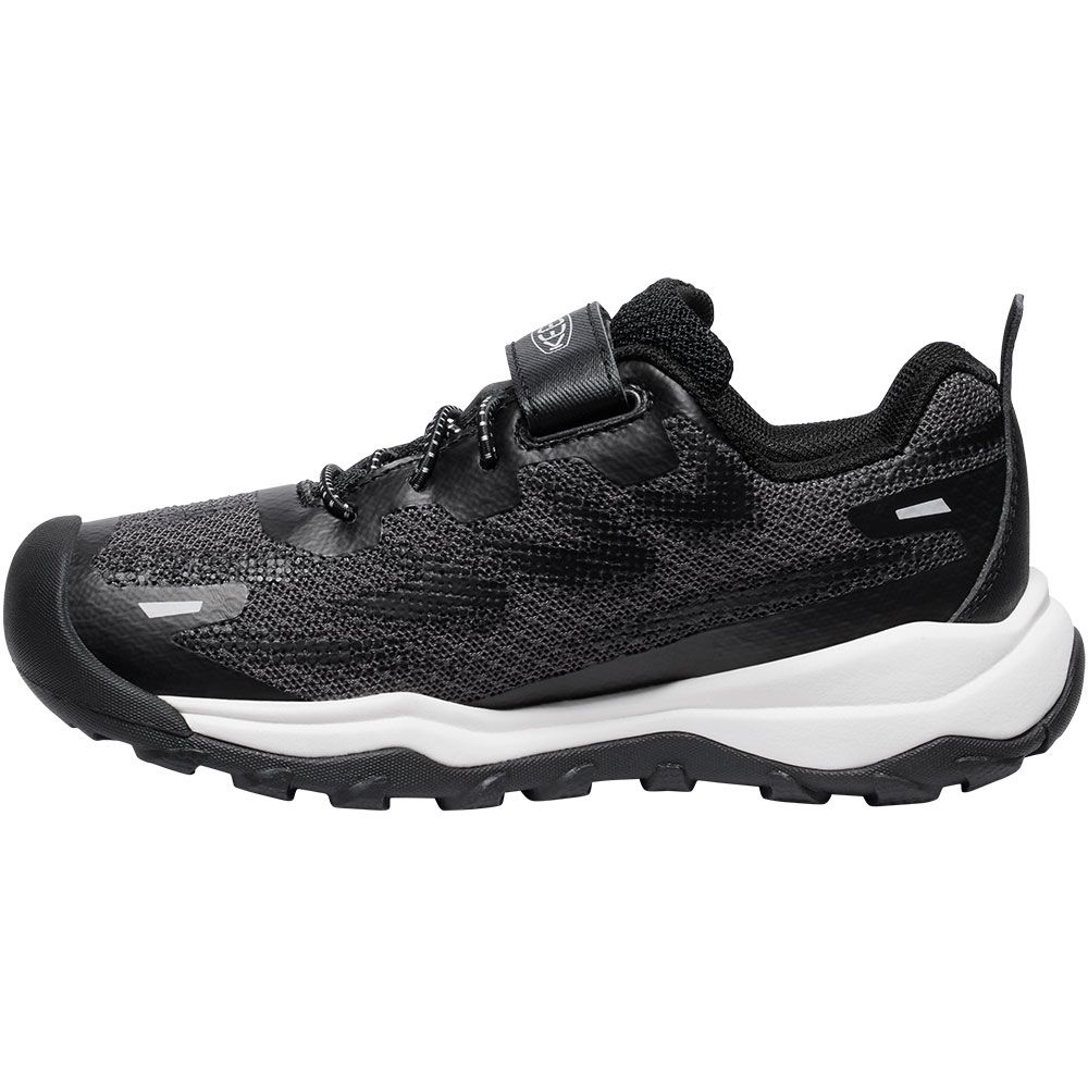 KEEN Wanduro Speed Ltl Kids Hiking - Boys | Girls Black Vapor Back View