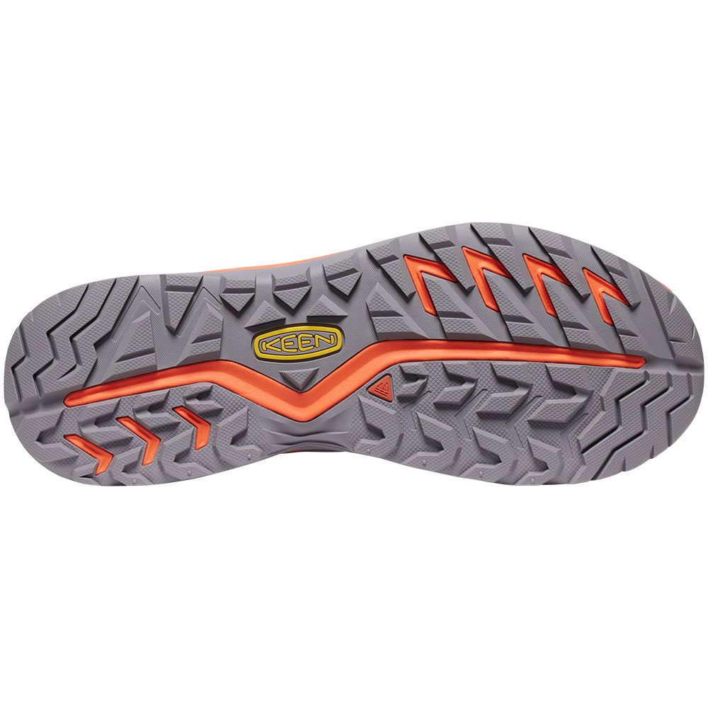 KEEN Versacore Speed Hiking Shoes - Mens Alloy Scarlet Ibis Sole View