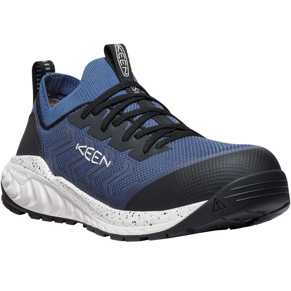 KEEN Arvada Shift ESD Composite Toe Work Shoes - Mens Violet Indigo Black