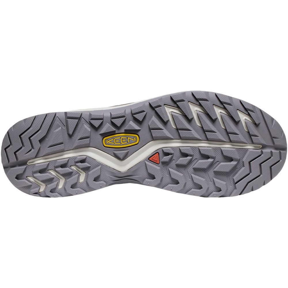 KEEN Versacore Waterproof Hiking Shoes - Mens Black Magnet Sole View