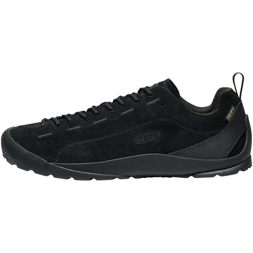 KEEN Jasper Wp Walking Shoes - Mens Black Black Back View