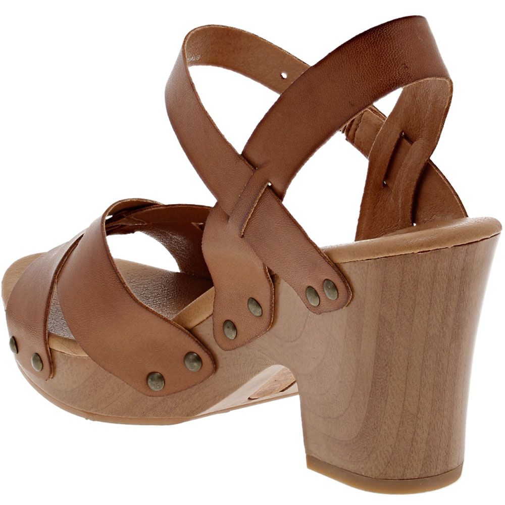 Korks Bagley Sandals - Womens Tan Back View