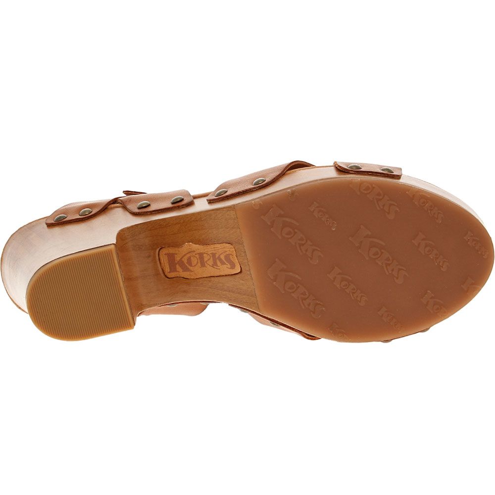 Korks Bagley Sandals - Womens Tan Sole View