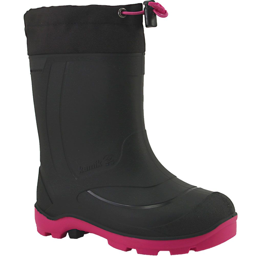 Kamik Snobuster 1 Jr Kids Winter Boots Black Pink