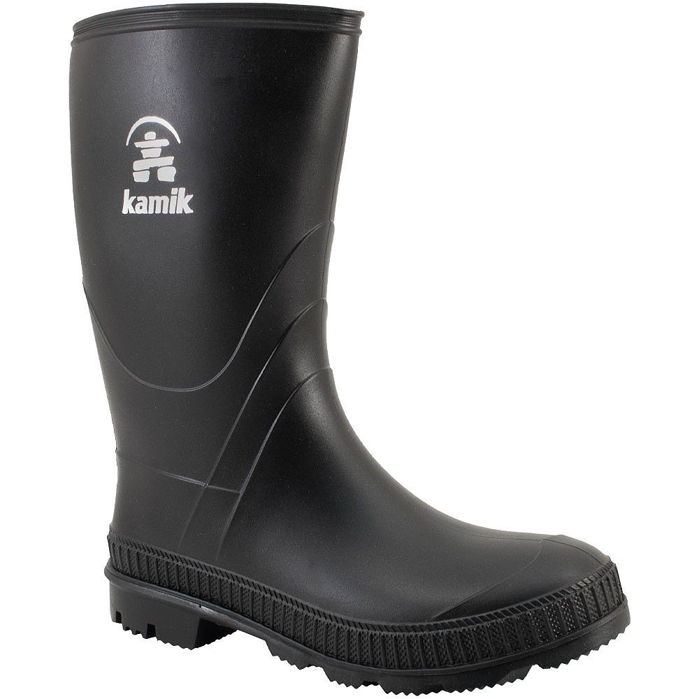 Kamik Stomp Rainboot Youth Rain Boots Black