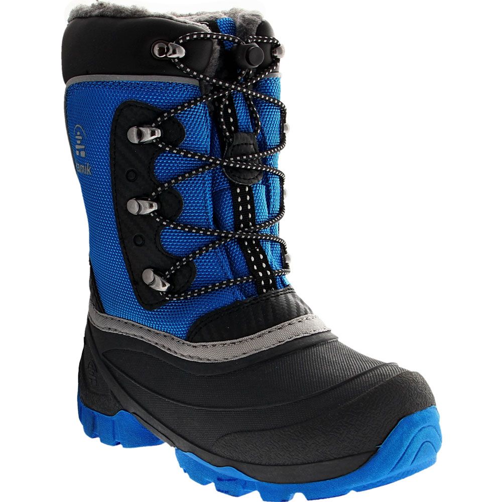 Kamik Luke 3 Jr Winter Boots - Boys Black Blue