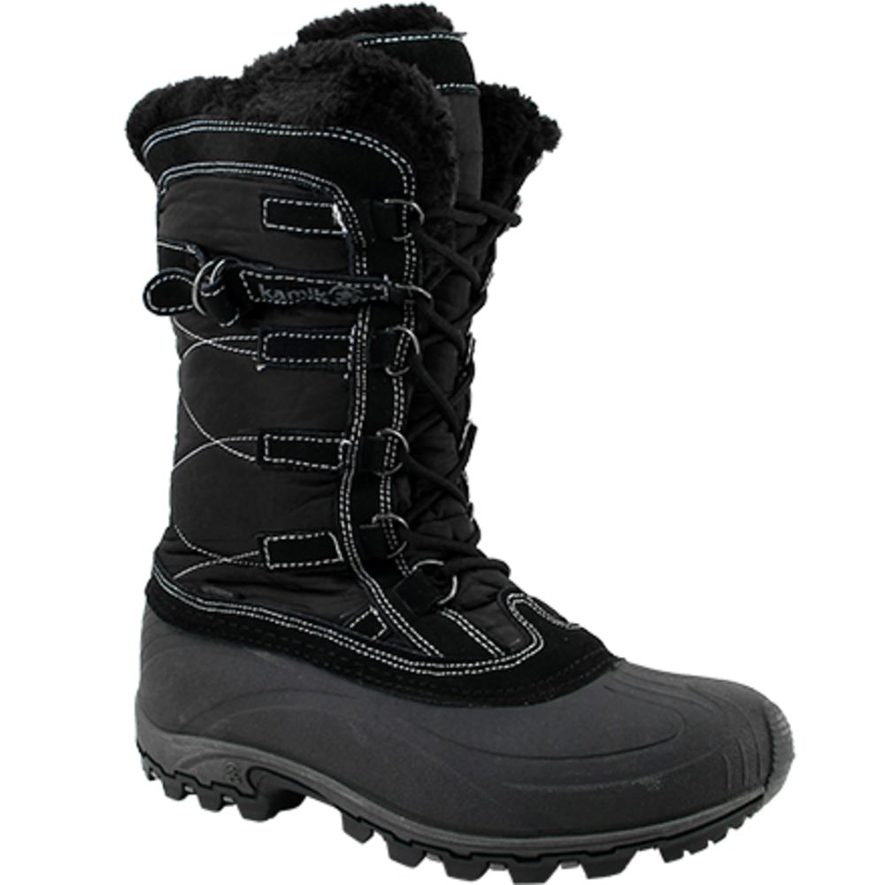 Kamik Snow Valley Winter Boots - Womens Black