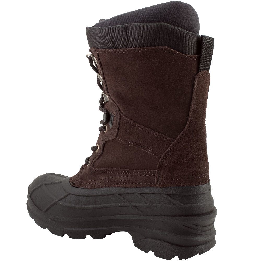 Kamik Nationplus Winter Boots - Mens Dark Brown Back View