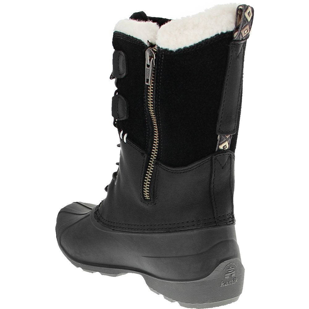 Kamik Simona Winter Boots - Womens Black Back View