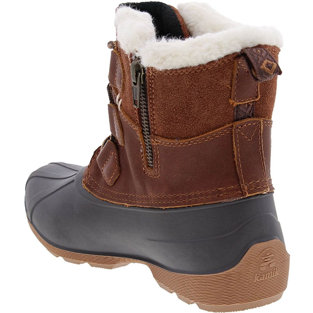 Kamik Simona Mid Winter Boots - Womens Tan Back View