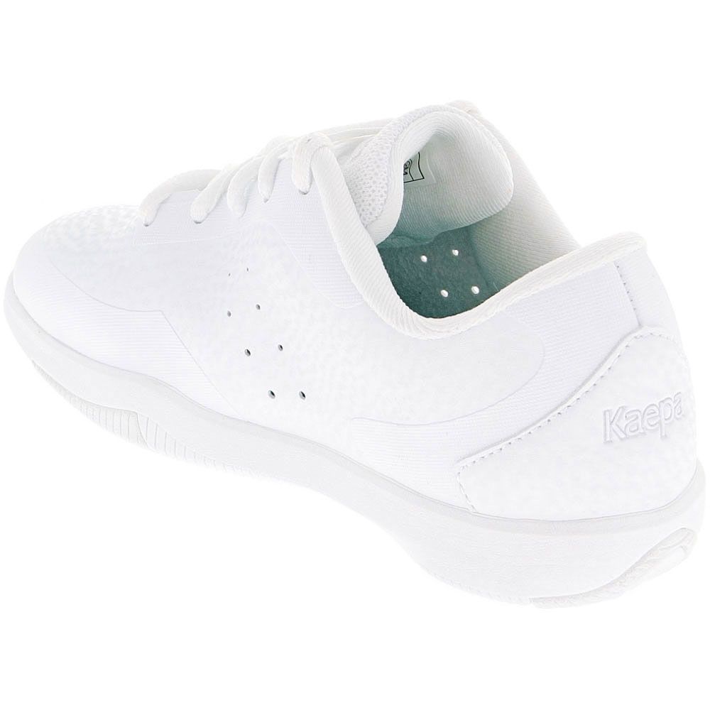 Kaepa Seamless Kids Cheer Shoes White Back View