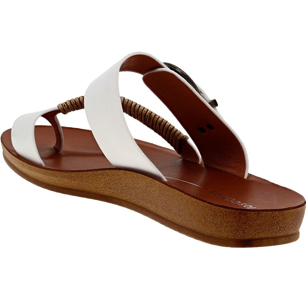 Los Cabos Bria Sandals - Womens White Back View