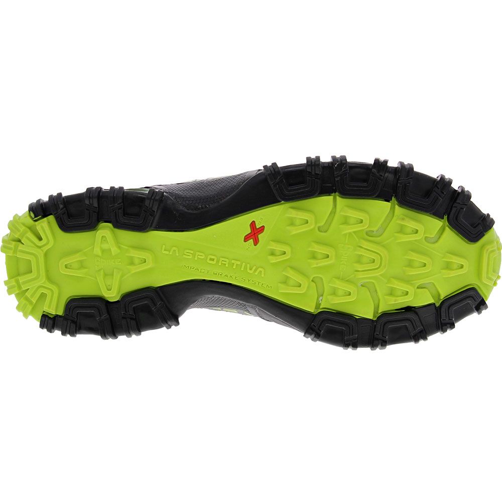 La Sportiva Bushido II Mens Trail Running Shoe Olive Sole View