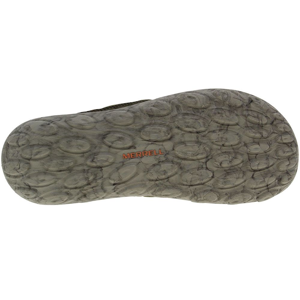 Merrell Hut Moc 2 Slippers - Mens Green Sole View