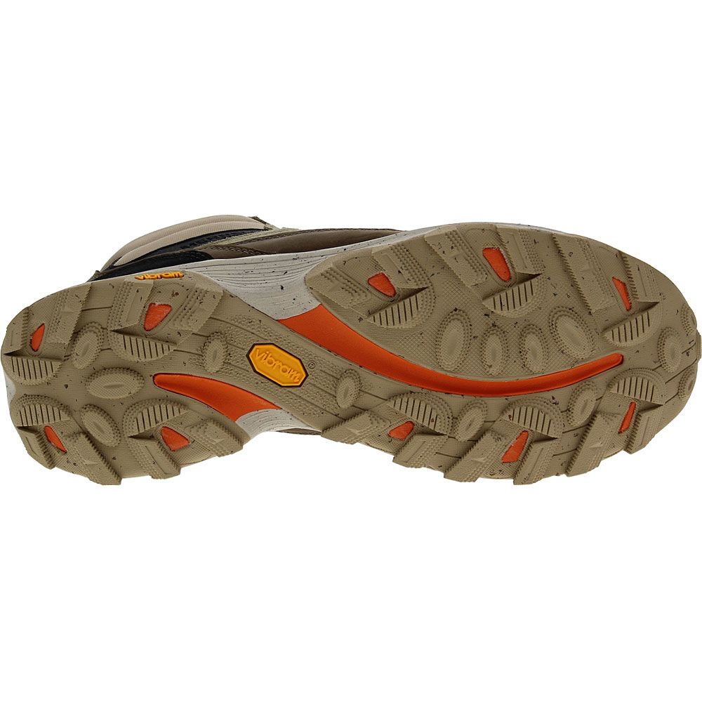 Merrell Speed Solo Mid H2O Hiking Boots - Mens Clay Olive Sole View